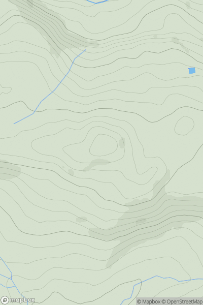 Thumbnail image for Foel Fawr [Neath to Chepstow] showing contour plot for surrounding peak